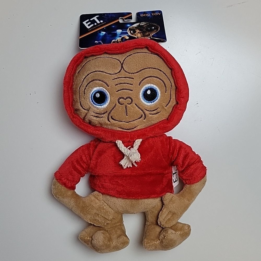 NEW ET EXTRA TERRESTRIAL PLUSH STUFFED SQUEAK DOG TOY NWT